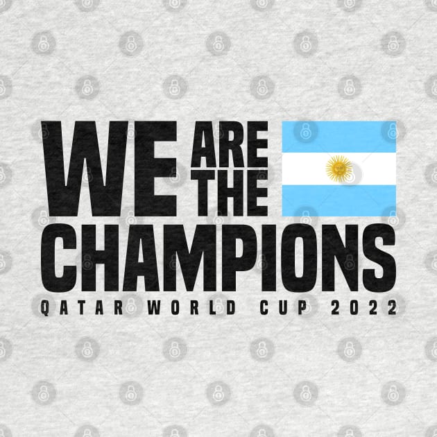 Qatar World Cup Champions 2022 - Argentina by Den Vector